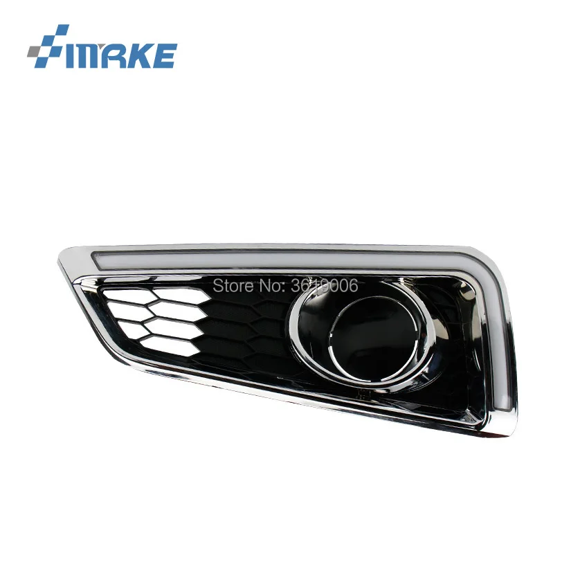 

smRKE For Honda City 2014-2017 LED DRL Daytime Running Lights White Driving Light + Yellow Turn Signal Waterproof