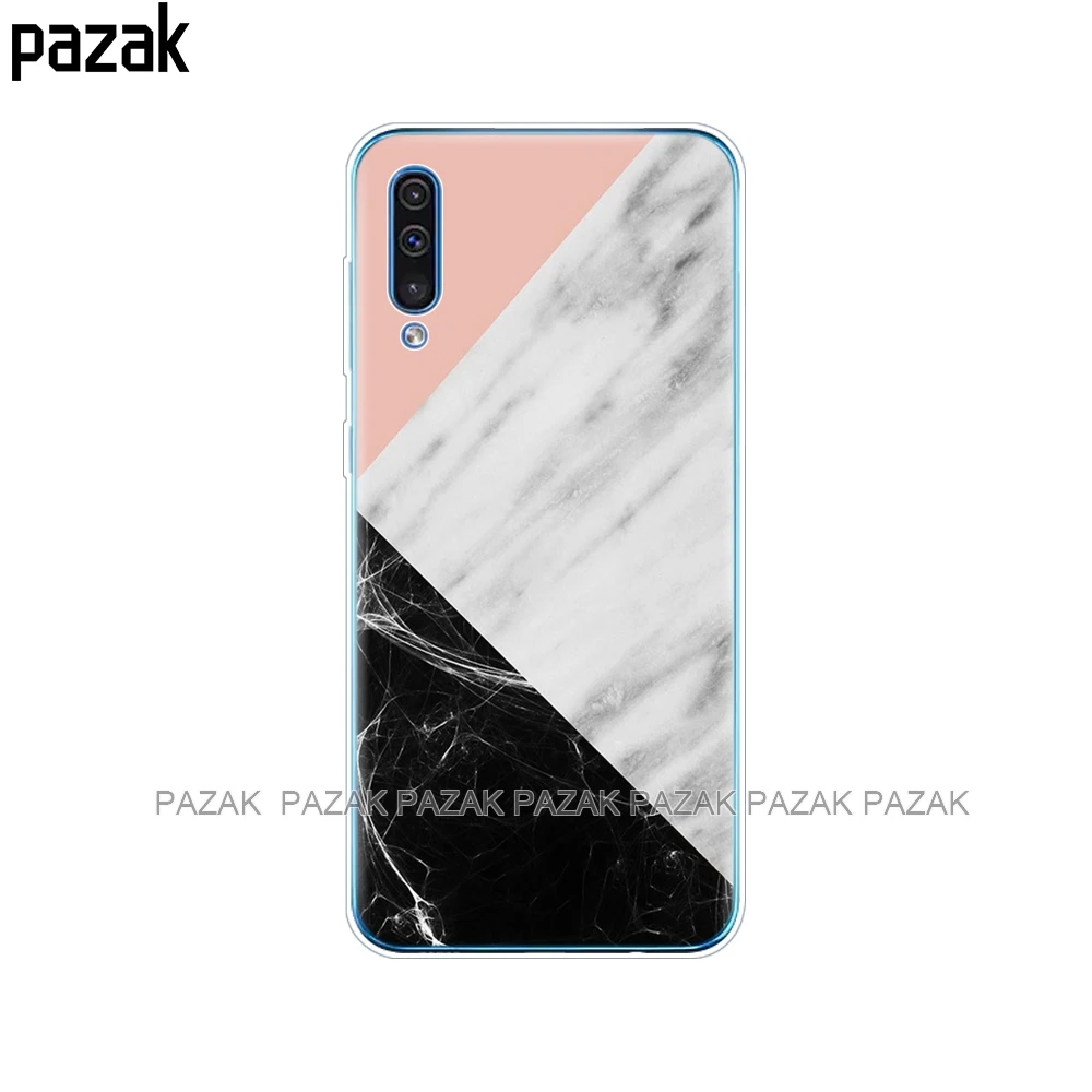 61535 Чехол для Samsung Galaxy A50, силиконовый прозрачный чехол на заднюю панель телефона для Samsung A50 A505 A505F, SM-A505F, мягкий чехол 6,4, чехол, бампер - Цвет: 61535
