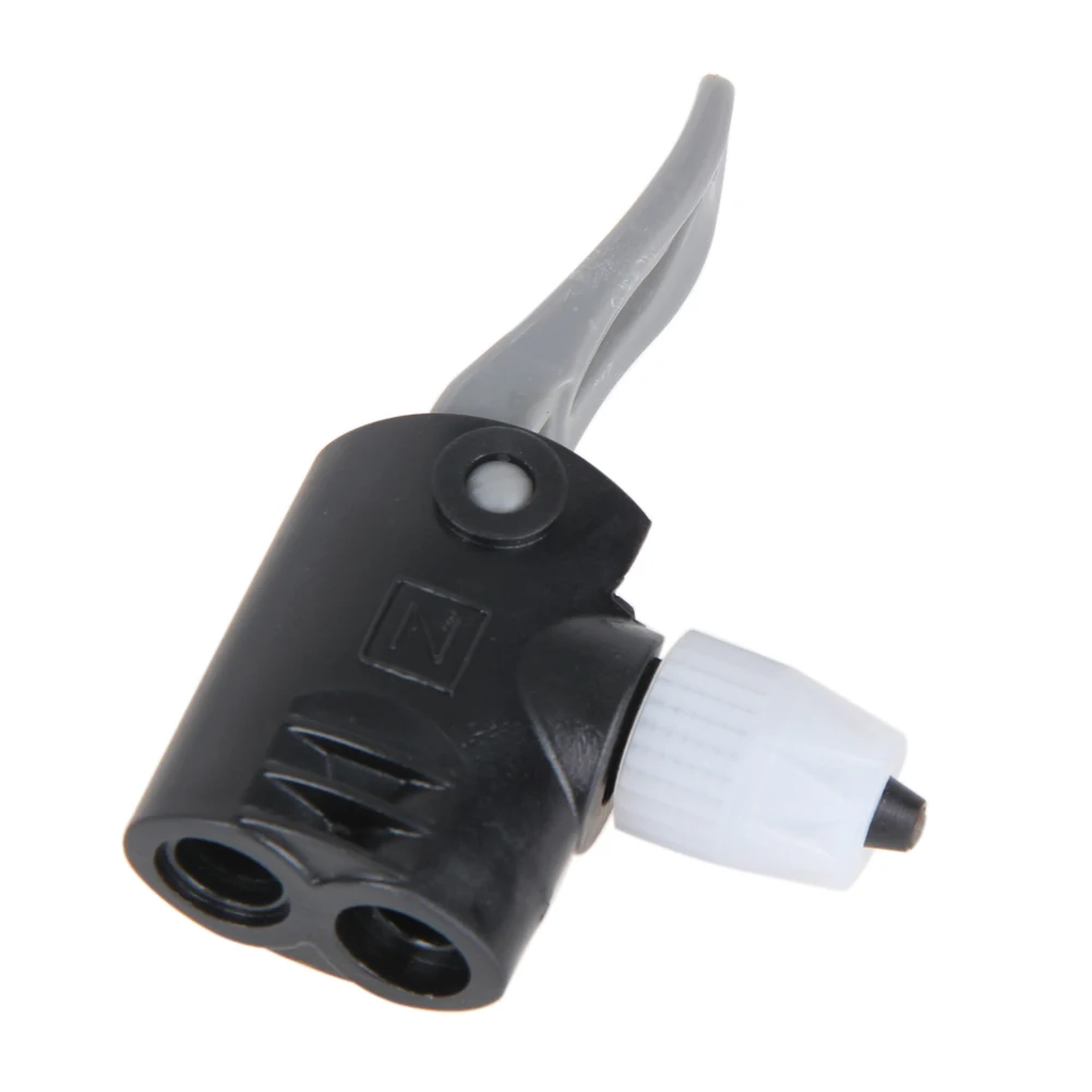 6.1cm x 4cm Bicycle Tyre Tube Replacement Track Dual Head Valve Adaptor Foot Hose Spare | Спорт и развлечения