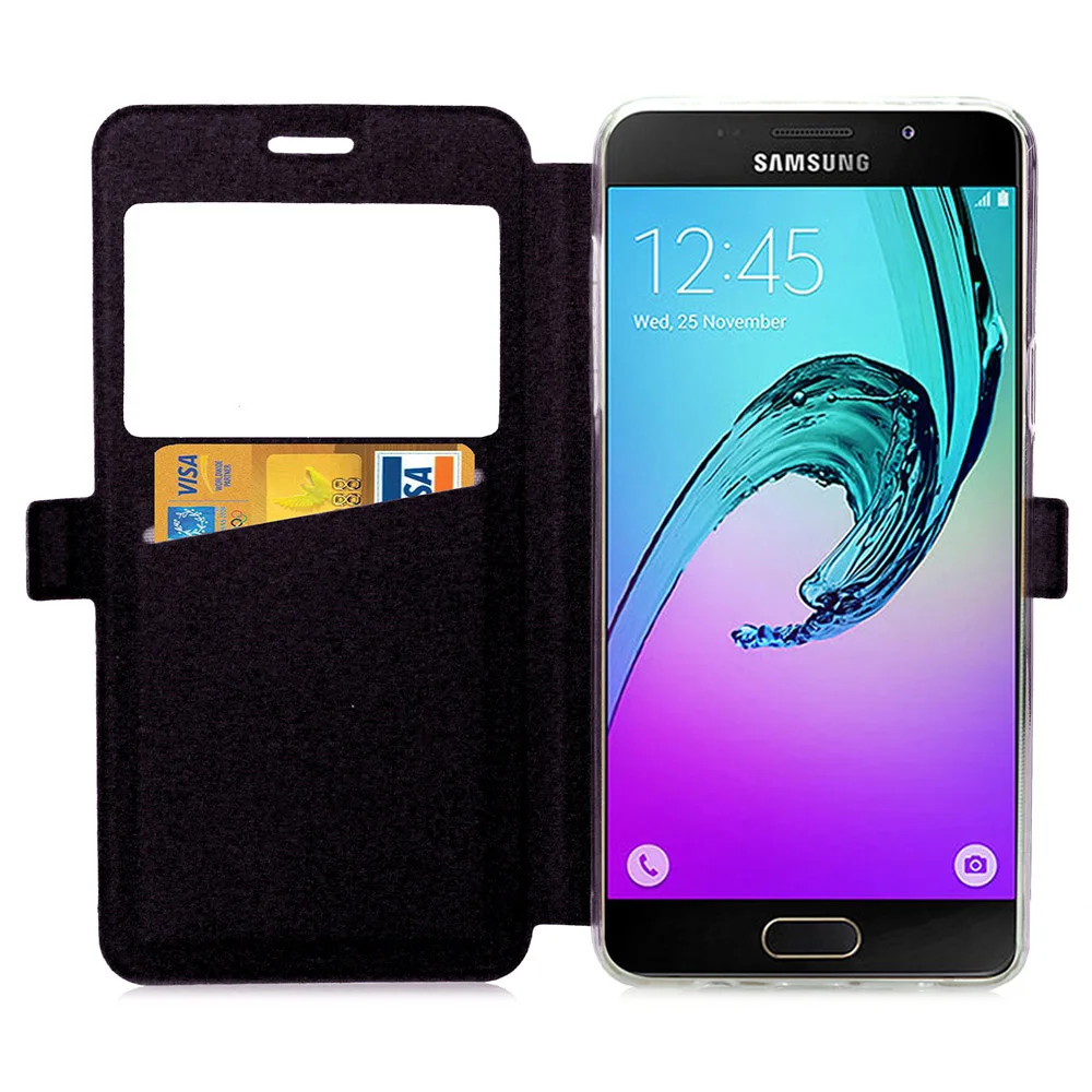 360 чехол-раскладушка кожаный чехол для телефона для samsung Galaxy A3 A 3 5 A5 A310 A510 A320 A520 SM A310F A510F SM-A320F SM-A520F