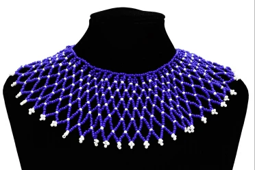7115 bl В нигерийском стиле Шарм черный Разноцветные Бусины из смолы себе воротник kolye ожерелья для мужчин для женщин Африканский Цыганский Свадебные племенвечерние Ной - Окраска металла: 7115 bl