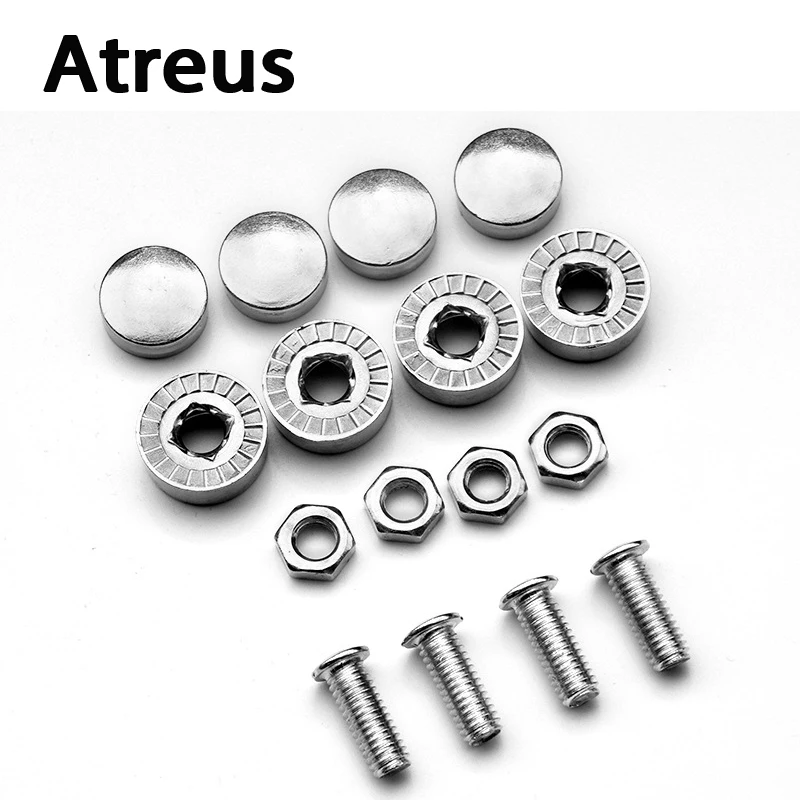 Atreus 16 шт. болты для автомобильного номерного знака из нержавеющей стали Рамка