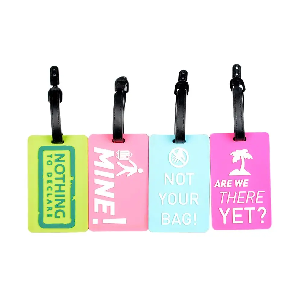 Новый креативный чемодан багажные бирки идентификатор этикетка ID адрес