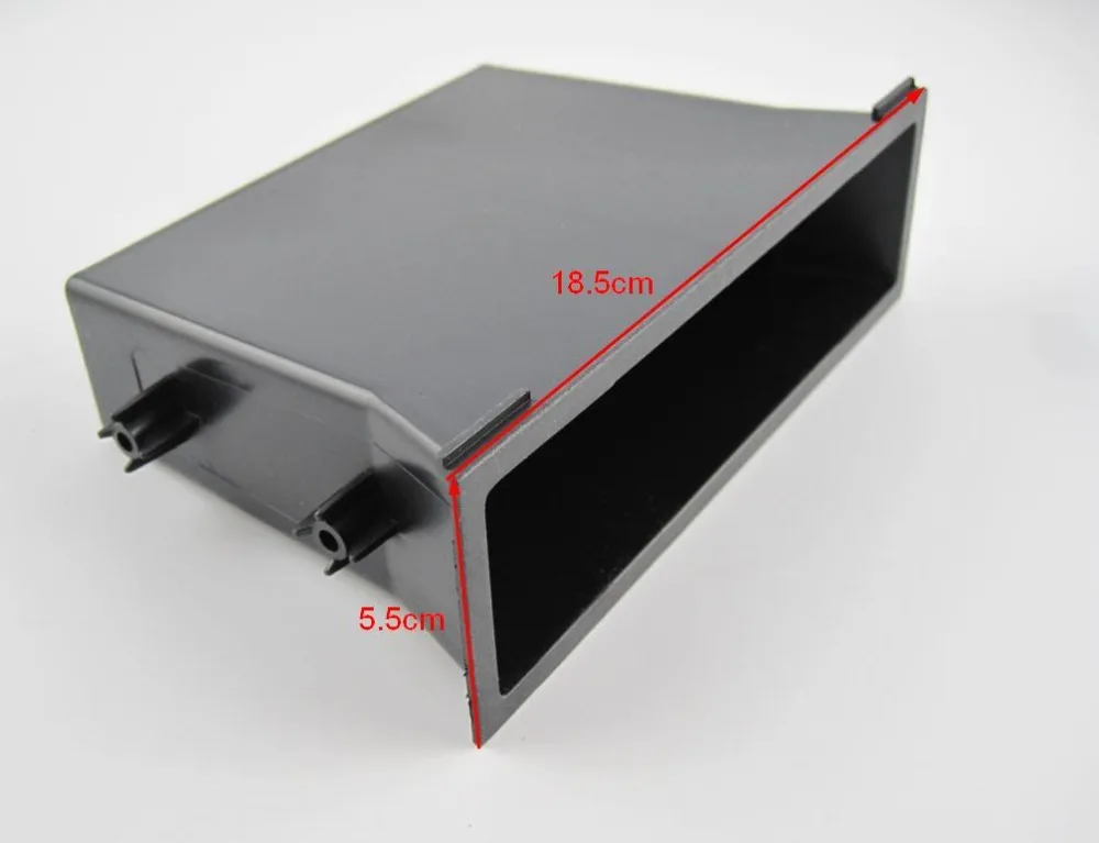 Автомобильный Карманный ящик для хранения компакт-дисков одинарный Din