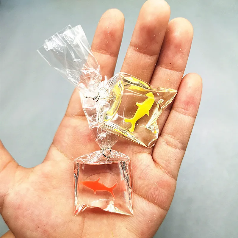 Искусственная сумка для воды с рыбками миниатюрный кукольный домик игрушка