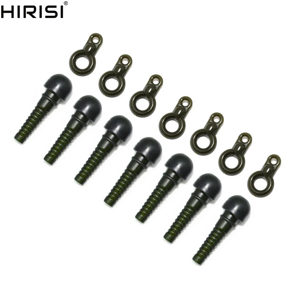 

25+25pcs Carp Fishing Accessories Safety Lead Clips Sleeves and Rig Rings