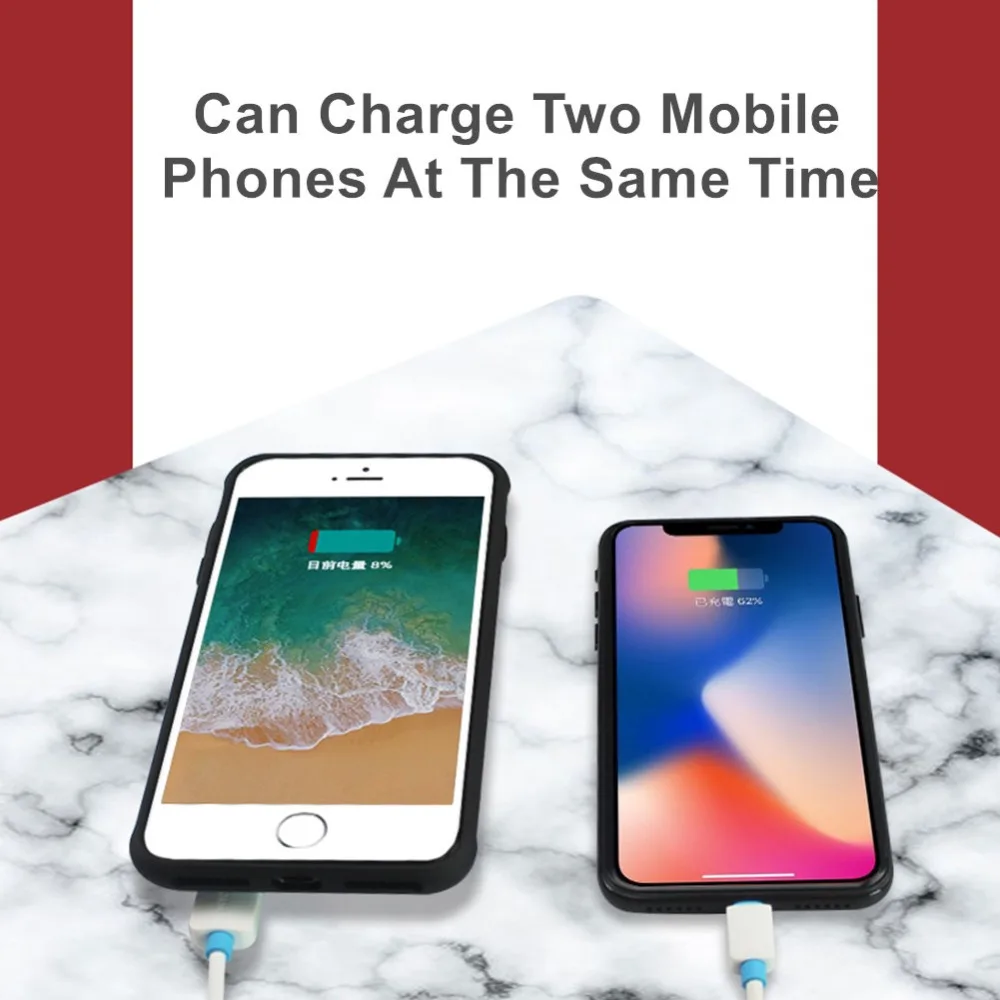 5000 мА/ч чехол для зарядного устройства для Iphone X XS XR XS Max чехол для телефона умный беспроводной зарядный аккумулятор