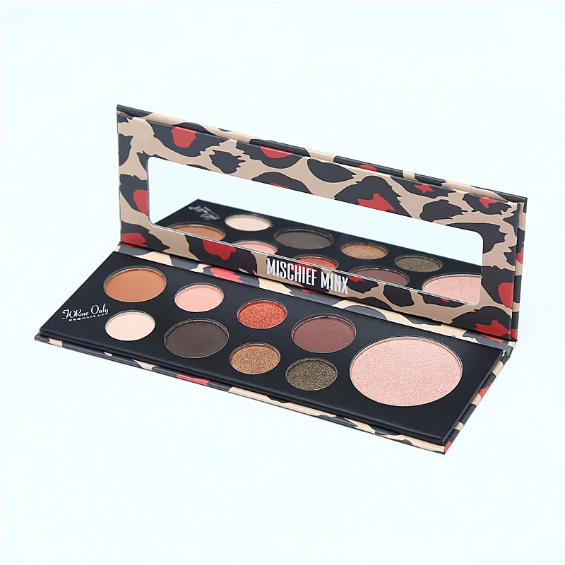 Палитра теней для век с леопардовым принтом 9 цветов| |