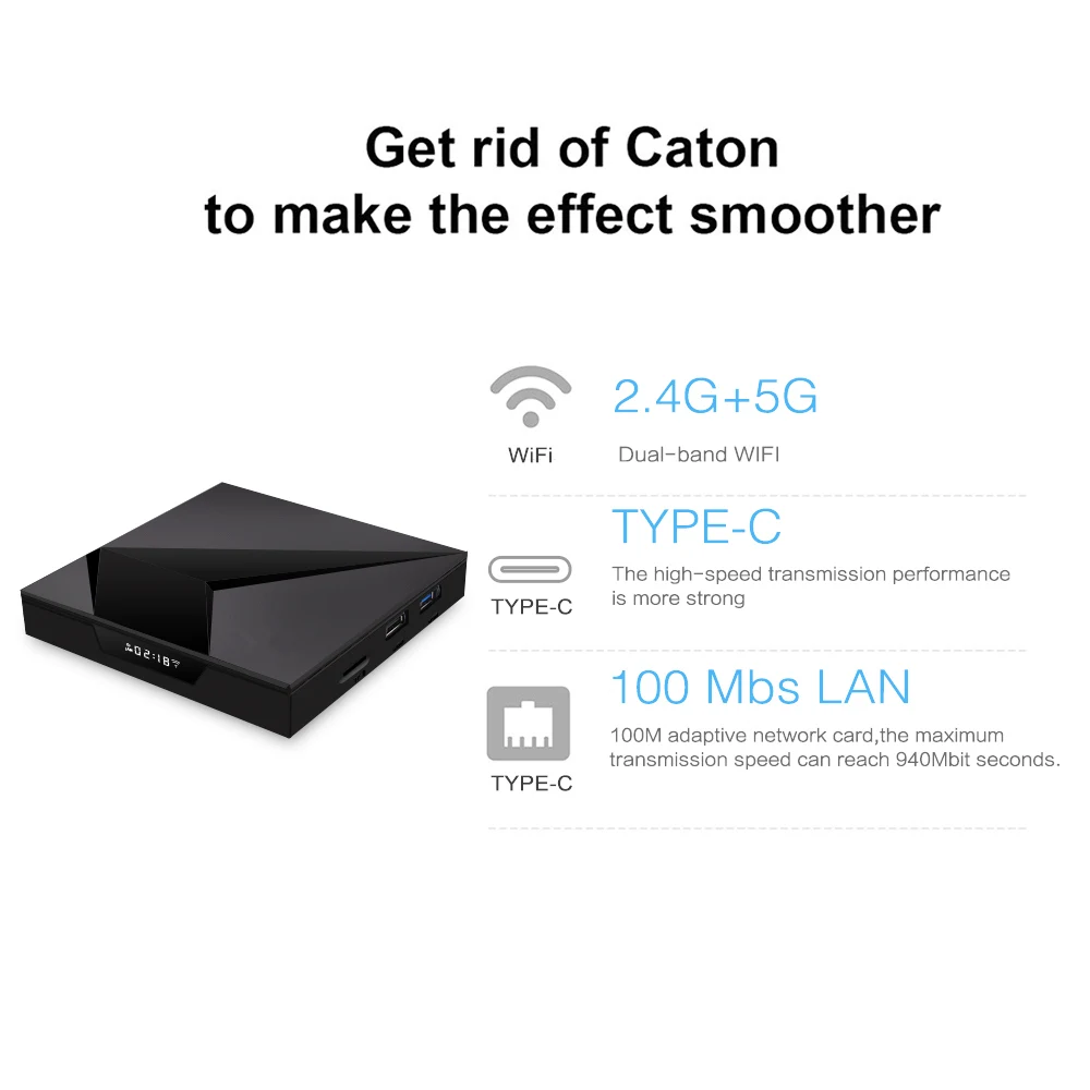 L8STAR X88 RK3328 четырехъядерный процессор 4 Гб ОЗУ 32 ГБ Android TV 7 1 Google BOX 5G WiFi с голосовым