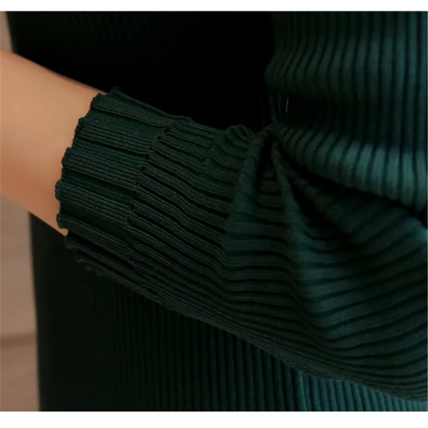 Новые осенне-зимние сексуальные раздельные женские платья пакетом бедра Вестиdos Дамы Утечка плечо Вязаный свитер WZ095.