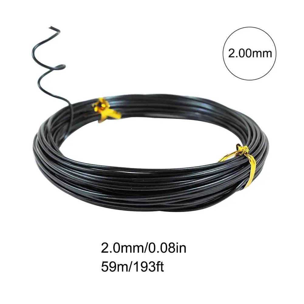 Бонсай тренировочный провод Садовые принадлежности декоративные аксессуары 2 мм