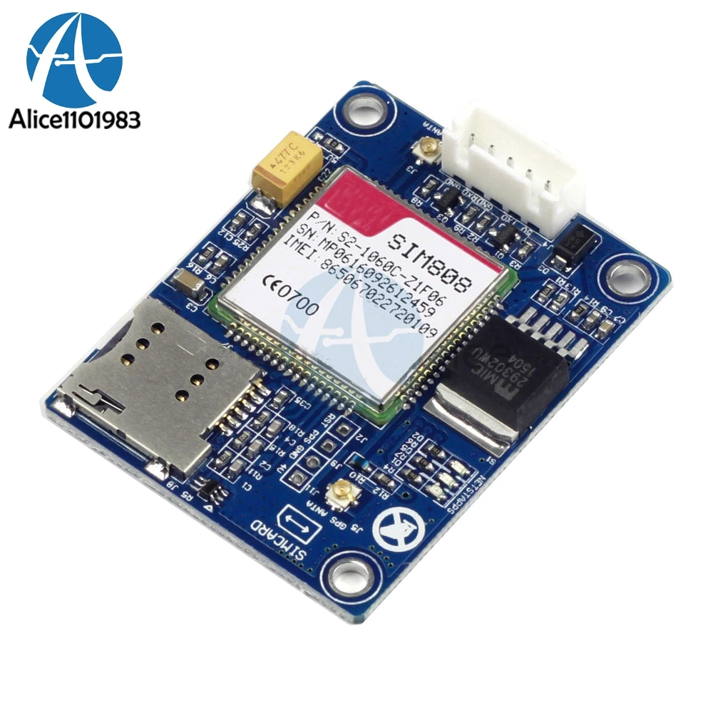 Высокое качество SIM808 развития GSM GPRS GPS уведомления о принятых по Bluetooth смс модуль