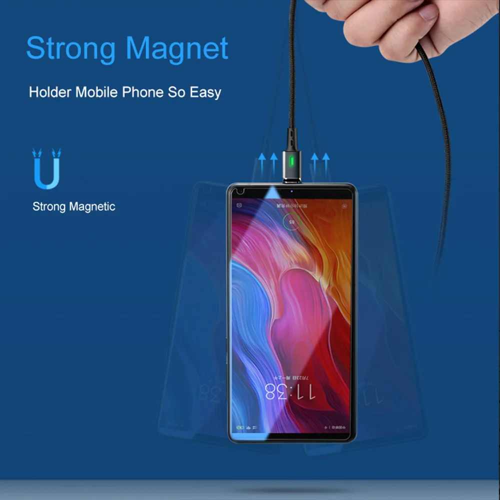 3A Быстрый Магнитный QC 3 0 кабель Micro USB для Iphone зарядка Магнит samsung Xiaomi huawei|Зарядные