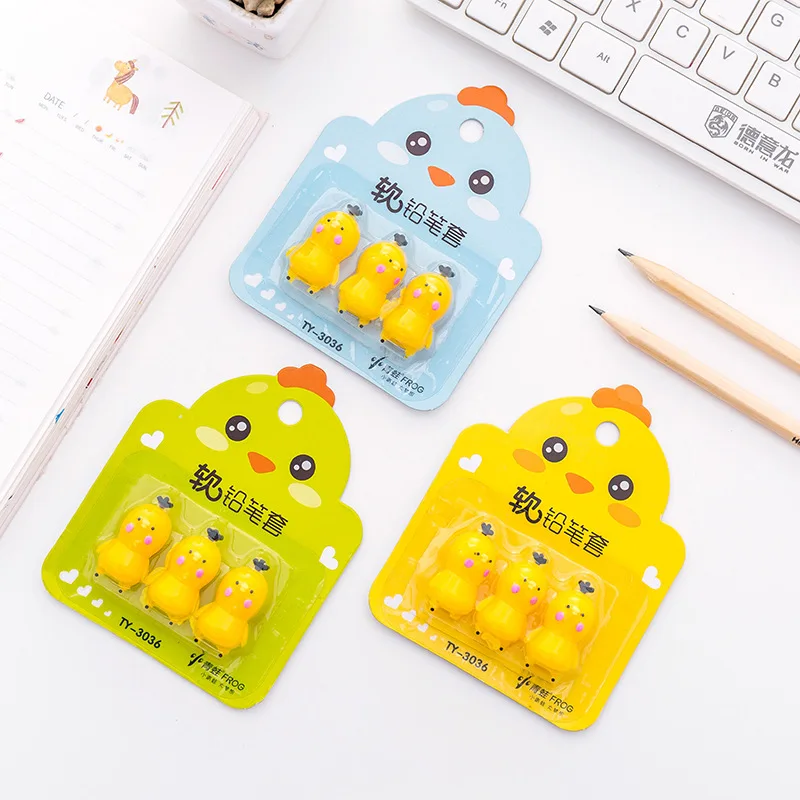 Coloffice 3 шт./компл. корейский морковный детский топ студенческий карандаш защитный