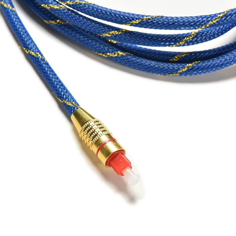 Цифровой оптический аудиокабель Toslink 2 м коаксиальный кабель SPDIF для Blu ray CD DVD