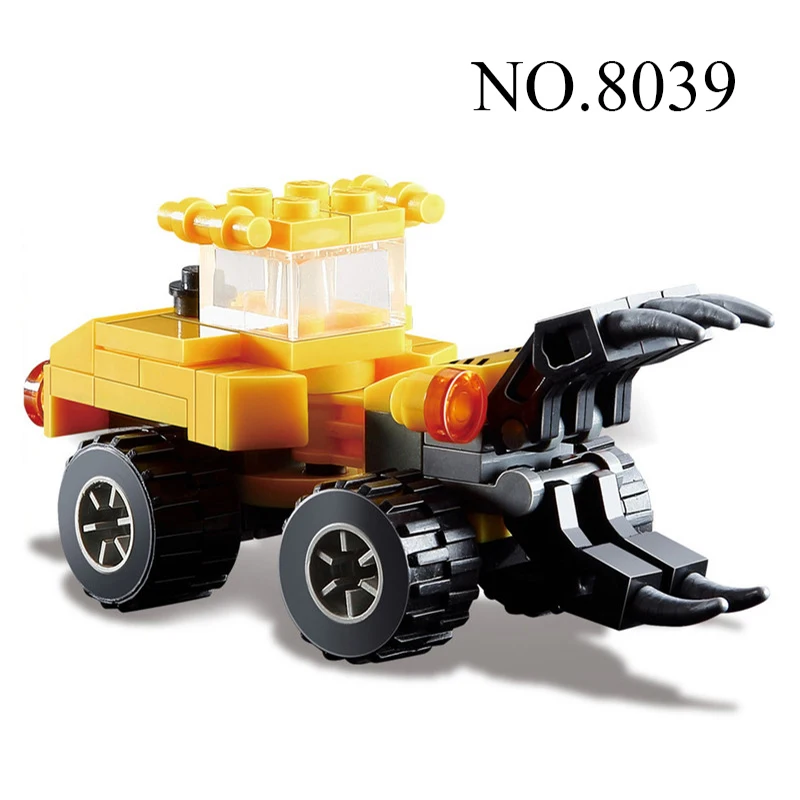 Грузовик автомобиль строительные блоки городской серии развивающие игрушки