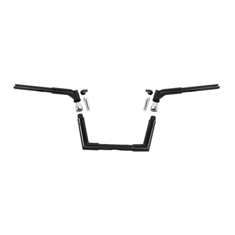Мотоцикл " 1-1/4" подъем широкий руль мотоцикла вешалка жира для Harley Sportster 883 1200 XL Forty-Eight Dyna Lowrider черный