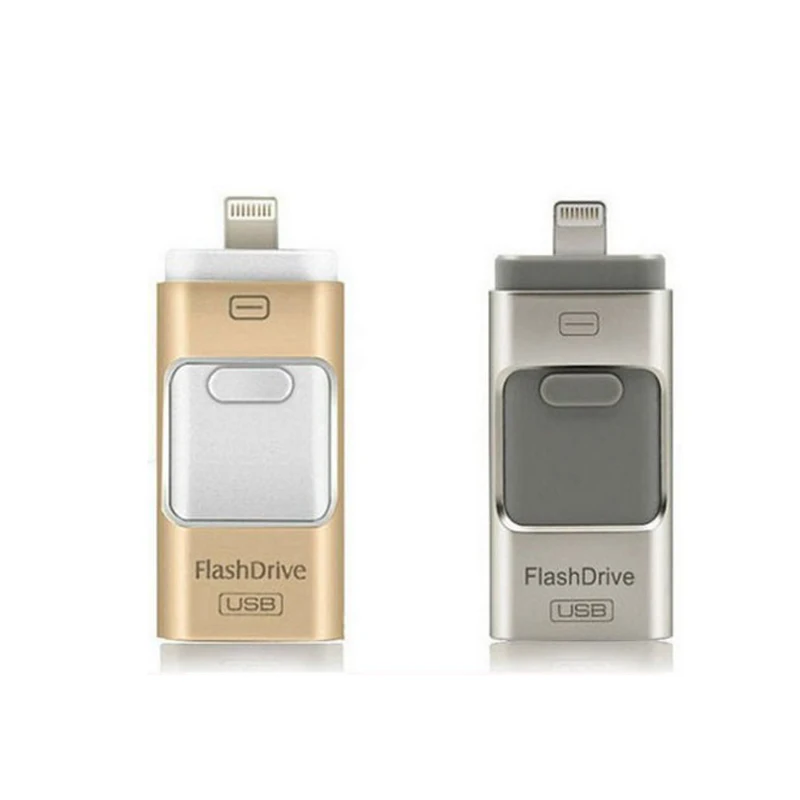 Kimsnot USB Flash Drive OTG Mini Pen Drives 128 ГБ 64 32 Г 16 8 Для iPhone 7 6 5 6s плюс/iPad/iPod HD Memory Stick Android|hd memory
