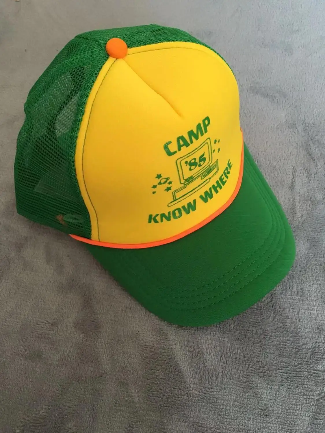 В наличии Новые очень странные дела 3 Dustin Бейсбол шляпа в стиле ретро сетчатая