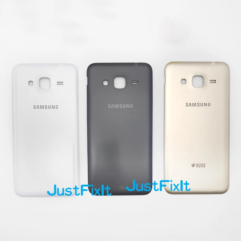 Для samsung Galaxy J3 J320 sm-j320a J320F J320M J320FN задняя крышка корпуса батареи чехол задняя крышка батарейного отсека