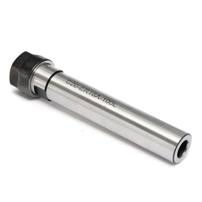 

1set straight shak C20 ER16A 100L 150L collet chuck with key tools holder extension rod bar for CNC machine lathe milling