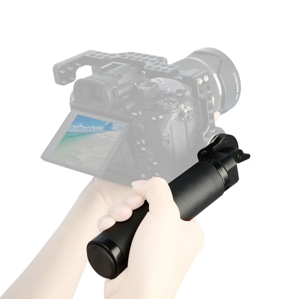 Рукоятка с кожаной ручкой NICEYRIG рукоятка ARRI розеткой для DSLR видеокамеры