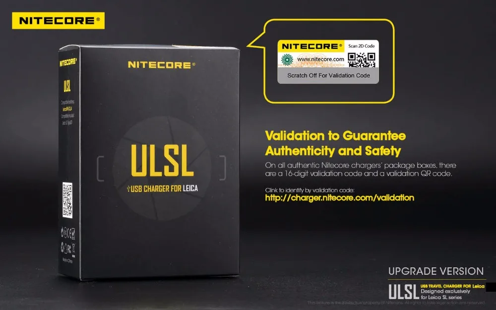 Nitecore ULSL USB зарядное устройство для Leica BP-SCL4 аккумуляторы совместимы с SL Typ 601 Series