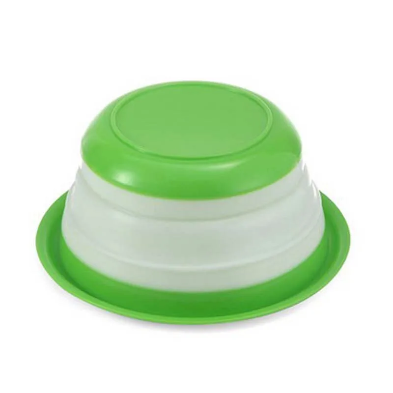 3 шт./компл. Силиконовый круглый складной контейнер для хранения с крышками | Дом и