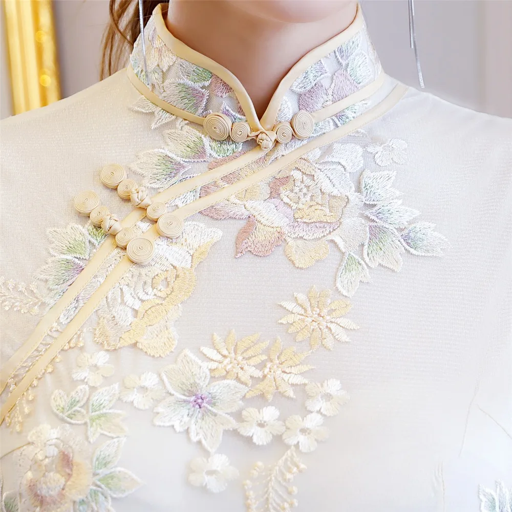 Шанхай история Китайская традиционная одежда китайский стиль платья длинный