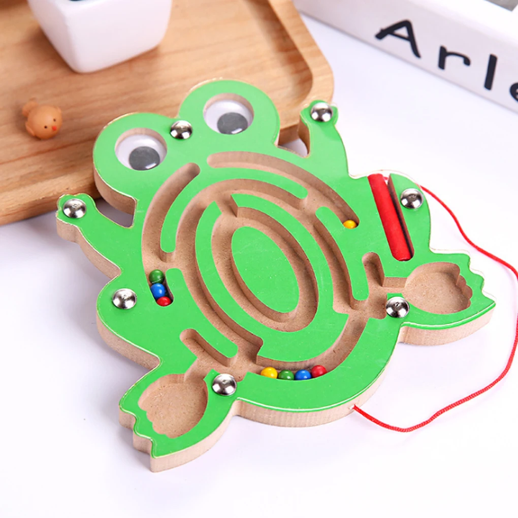 

2019 Новинка; 1 предмет; Детская одежда с героями мультфильмов; С милым лабиринт игрушка деревянная головоломка для детей спортивные игры, игр...