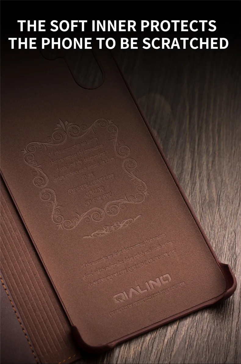 QIALINO, модный флип-чехол из натуральной кожи для huawei P30, 6,1 дюймов, ручной работы, с отделениями для карт, чехол для телефона huawei P30 Pro, 6,47 дюймов