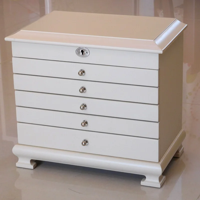 2019 Новая Роскошная большая 6 слойная стандартная Подарочная коробка серьги