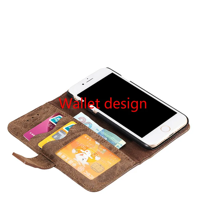 Роскошный кожаный чехол книжка для телефона чехлы бумажники Samsung Galaxy S5 S6 S7 S8 S9 plus