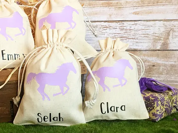 Индивидуальное название cowgirl Pony День рождения baby shower красивые сумочки для