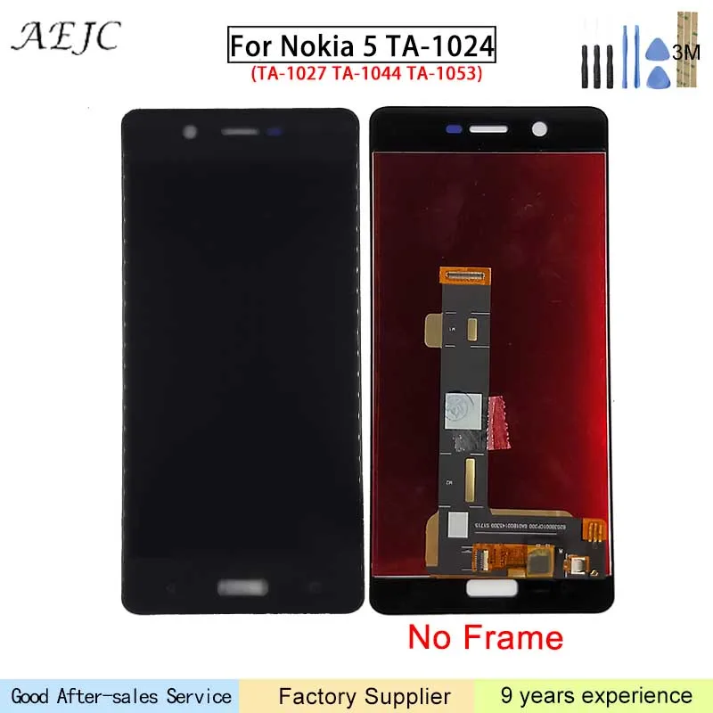 Для Nokia 5 TA 1024 1027 1044 1053 1008 1030 N5 ЖК дисплей кодирующий преобразователь сенсорного