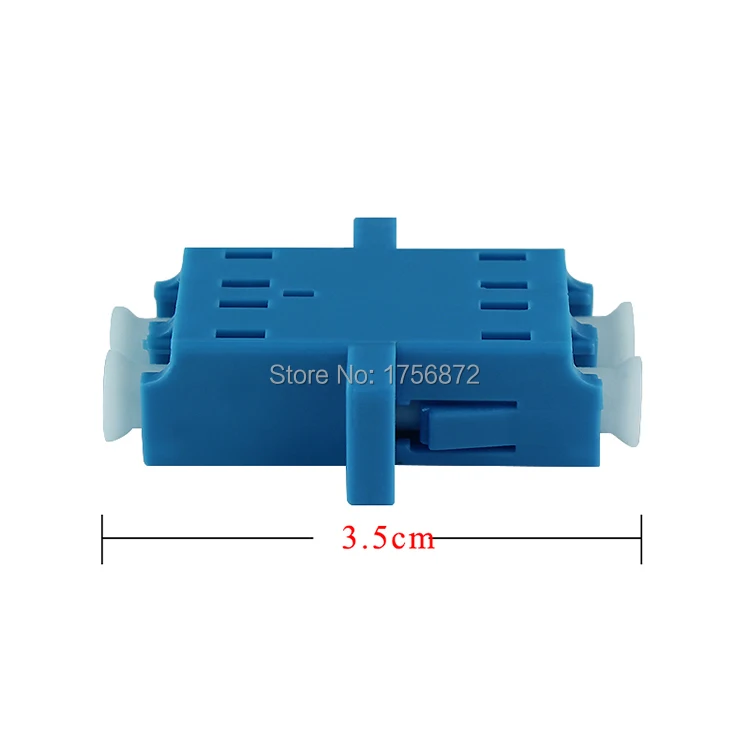 

50pcs/lot LC/UPC Singlemode Duplex Fiber Optic Adapter LC Adapter LC Fiber Optic Flange