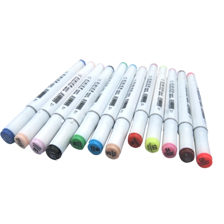 1 box of 6 sets of 168 colors sketch marker oily art Double-headed art supplies markers drawing markers set manga