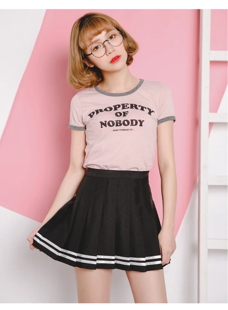 Женские юбки, корейский стиль, Kawaii Ulzzang, высокая талия, плиссированная юбка, британский стиль, для колледжа, для женщин, Япония, Harajuku, одежда для женщин