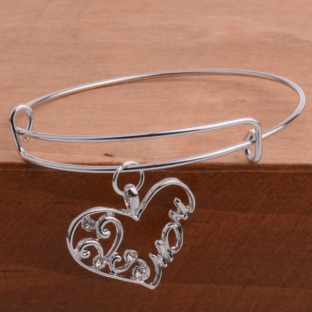 Браслет Bespmosp с кристаллами для мамы папы няни она верила что сможет собака ярлык