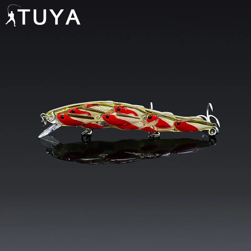 Воблеры TUYA 5 шт./компл. Jerkbait приманка в виде гольяна для рыбной ловли школьная