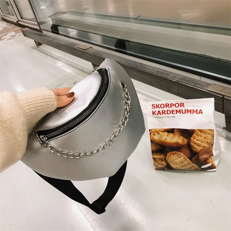 Роскошный поясной кошелек KAFVNIE из искусственной кожи в стиле хип-хоп поясные