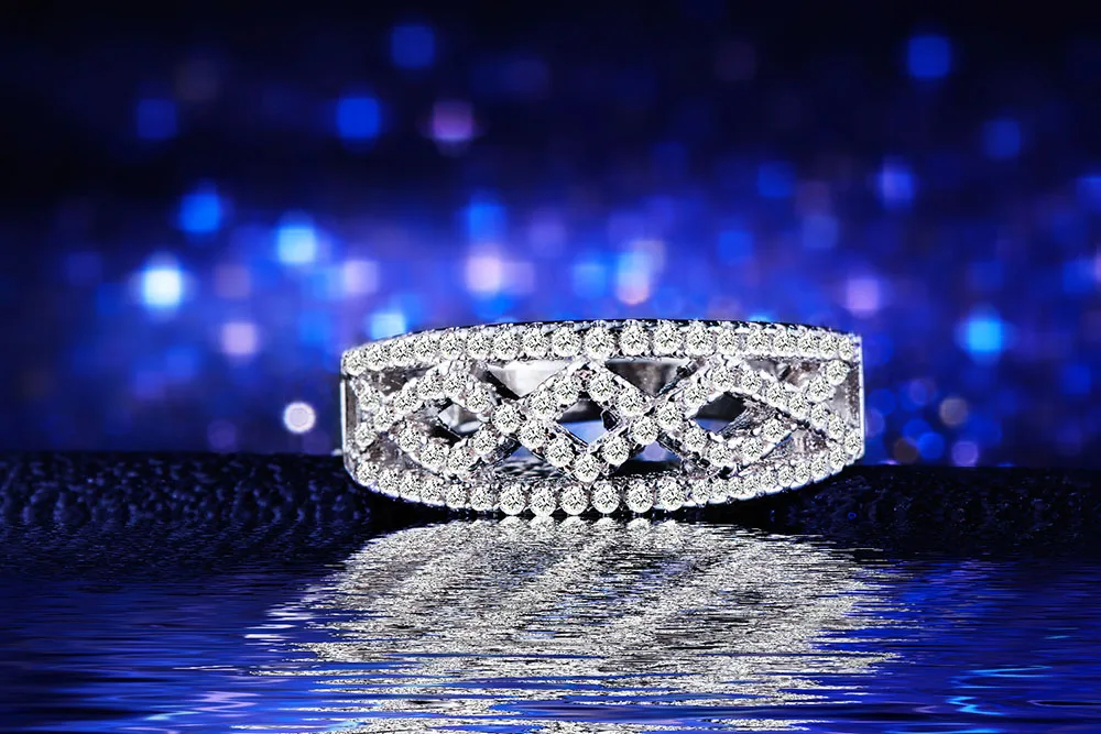 Посеребренное Ювелирное кольцо на палец 925mall lady princess cut Cubic Zircon обручальные кольца