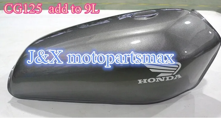 same photo Мотоциклетный Бак CG125 топливный бак добавить до 9 литров емкости, чем бак утолщение высокого качества автомобильной краски процесс - Цвет: same photo