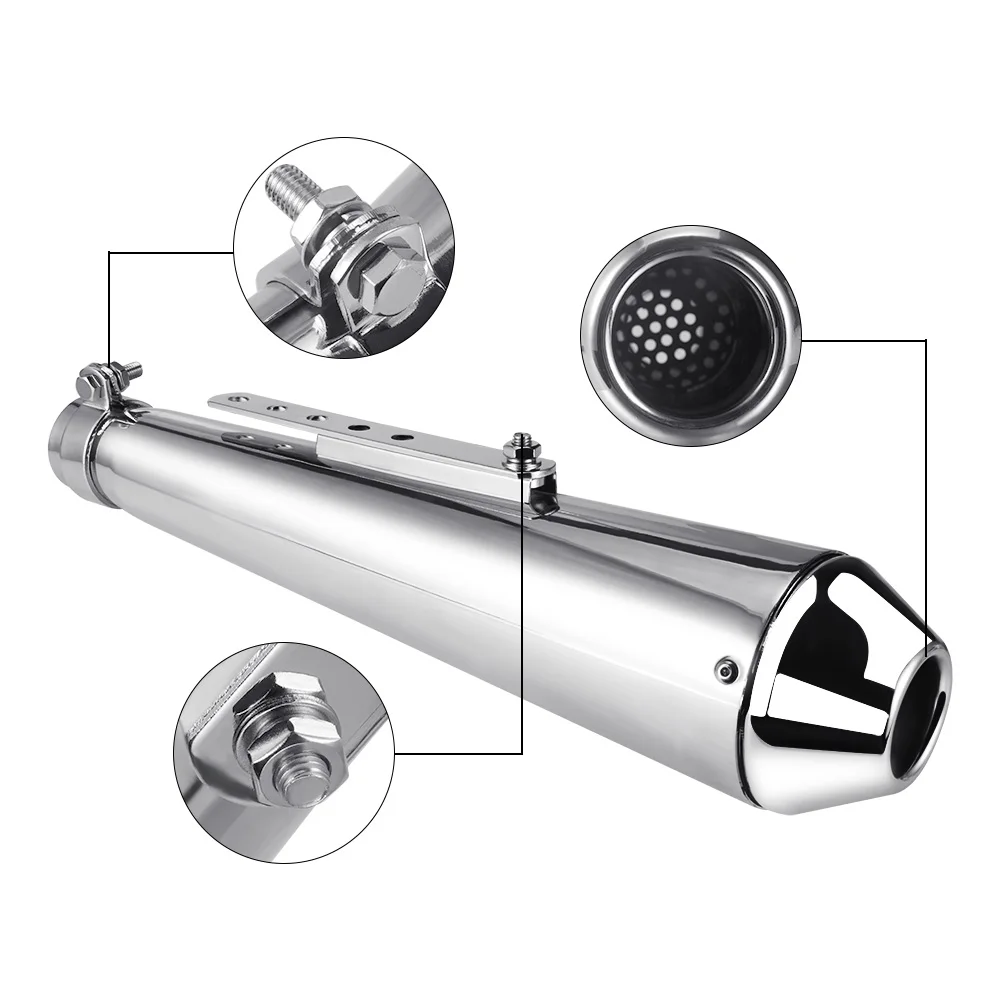 Универсальный мегафон съемный глушитель гонщик с широким горлышком