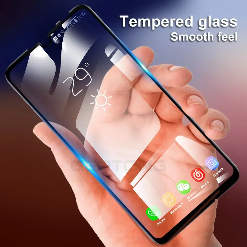Закаленное стекло с полным покрытием 2 шт./лот для Xiaomi Redmi Note 7 6 5 Pro Защита экрана K20