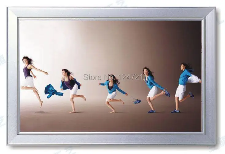 Светодиодная рекламная подсветка a0 рамки для постеров фильмов/28 мм алюминиевый