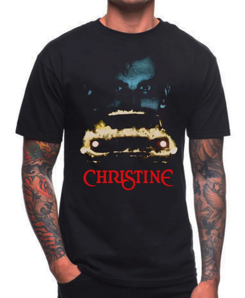 

Christine T Shirt Horror Movie Film 1980'S Culton Sale New Fashion Summer Print T Shirt Men Biker T Shirts