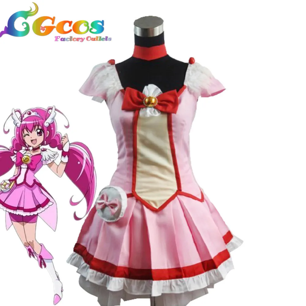CGCOS Бесплатная доставка Косплей Костюм улыбка довольно лечения Hoshizora Miyuki новый в