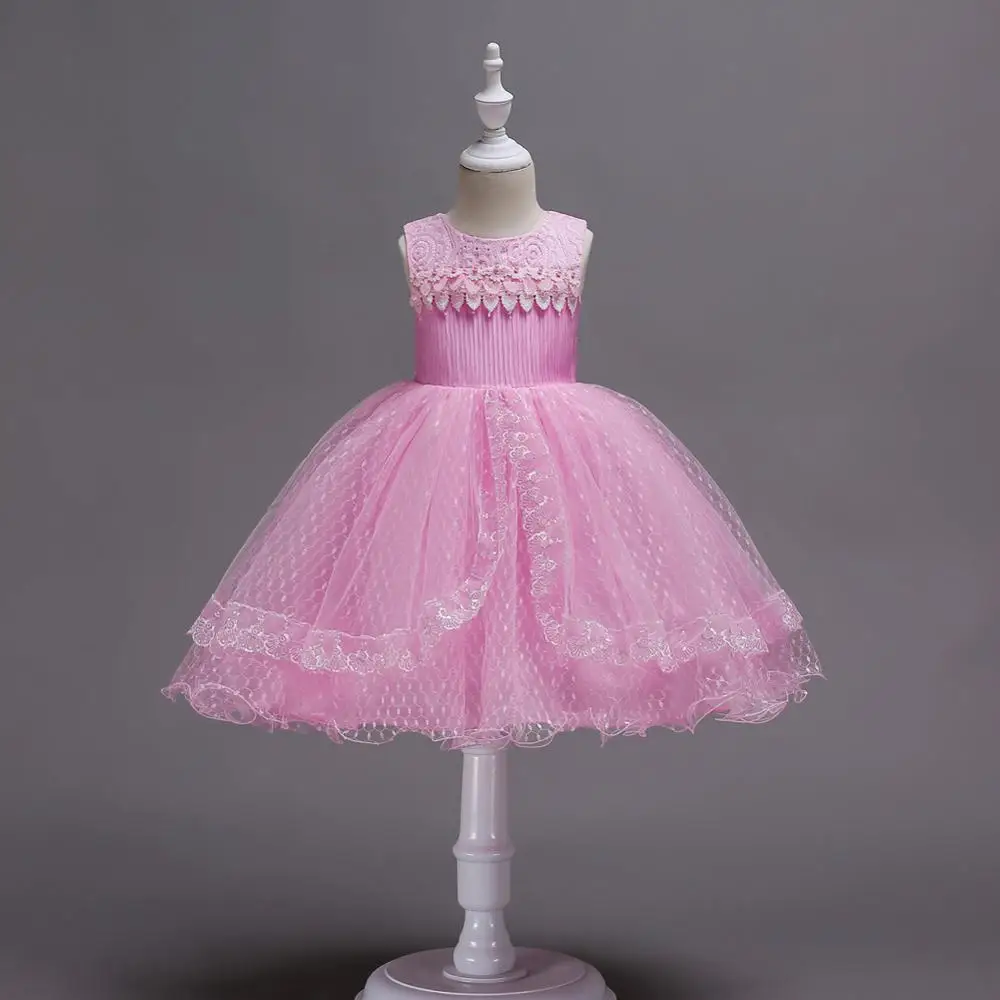 Новая одежда для маленьких девочек платье-пачка без рукавов на свадьбу | Детская