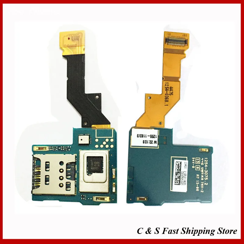 Новый Оригинальный Для Sony Xperia S LT26 LT26i SIM Card Reader Держатель Слот Лоток Flex Ленточный